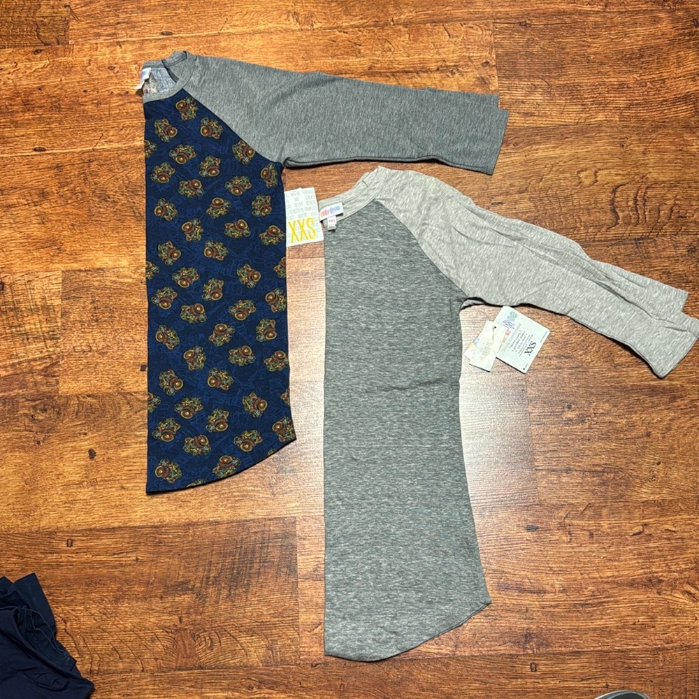 2 NWT XXS LuLaRoe Randy Tees